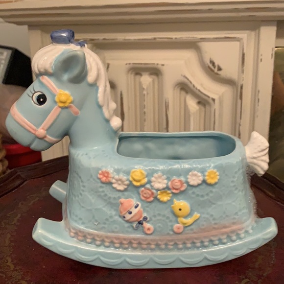 Napco ware rocking horse planter - Picture 4 of 8